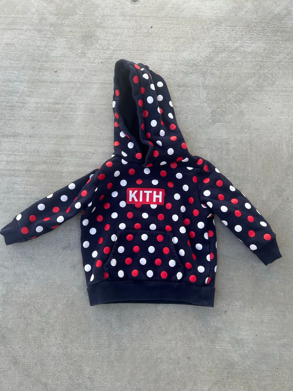 Kith toddler polka dot sweatshirt size 2